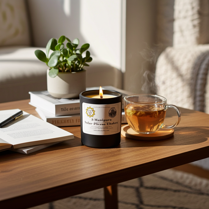 Solar Plexus Chakra Manipura on Shelf