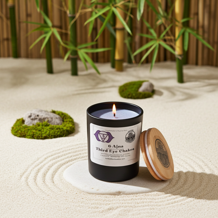 6. Third Eye Chakra 6 oz net wt. Candle (Ajna)