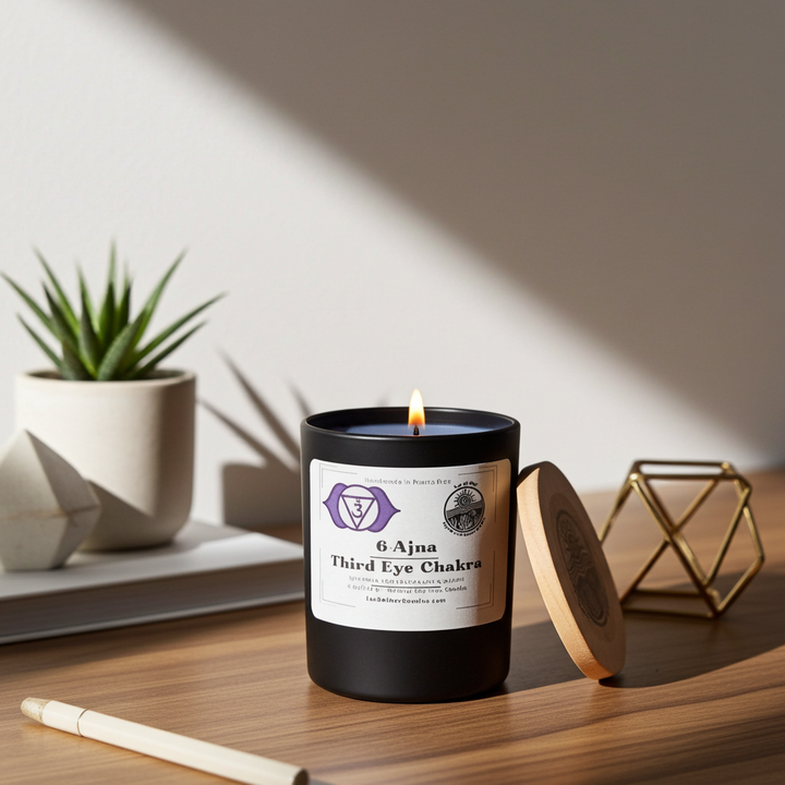 6. Third Eye Chakra 6 oz net wt. Candle (Ajna)