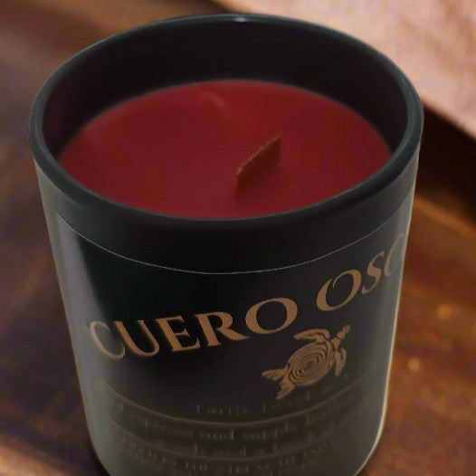Cuero Oscuro – Leather & Espresso Soy Candle - Wax melt - Luz Del Mar