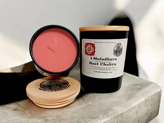 1. Root Chakra 6 oz net wt. Candle (Muladhara)