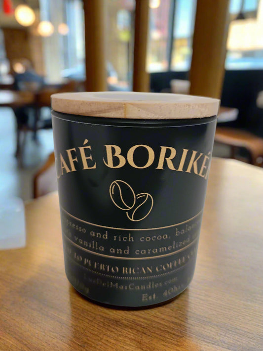 Café Borikén coffee mocha candle


