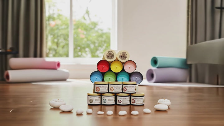 Full Set of 7 Chakra Candles (4 oz Each)
